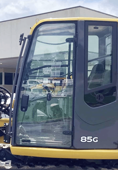 John Deere D/G (85D & 85G) Excavator Windshield Polycarbonate Only