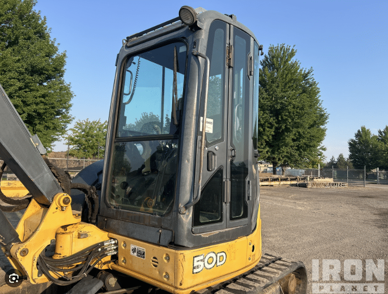 John Deere D (27D - 60D) Excavator Windshield Polycarbonate Only