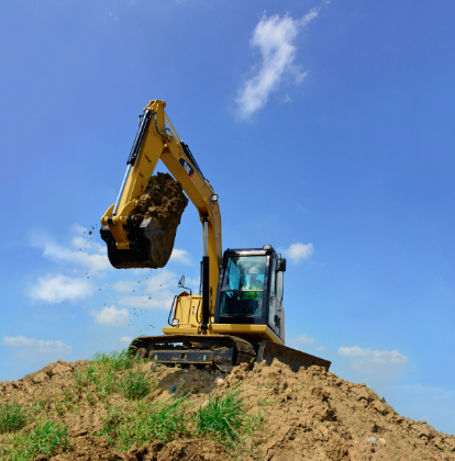 Parabrisas de policarbonato para miniexcavadora hidráulica Caterpillar (307E y 308E2CR) solamente