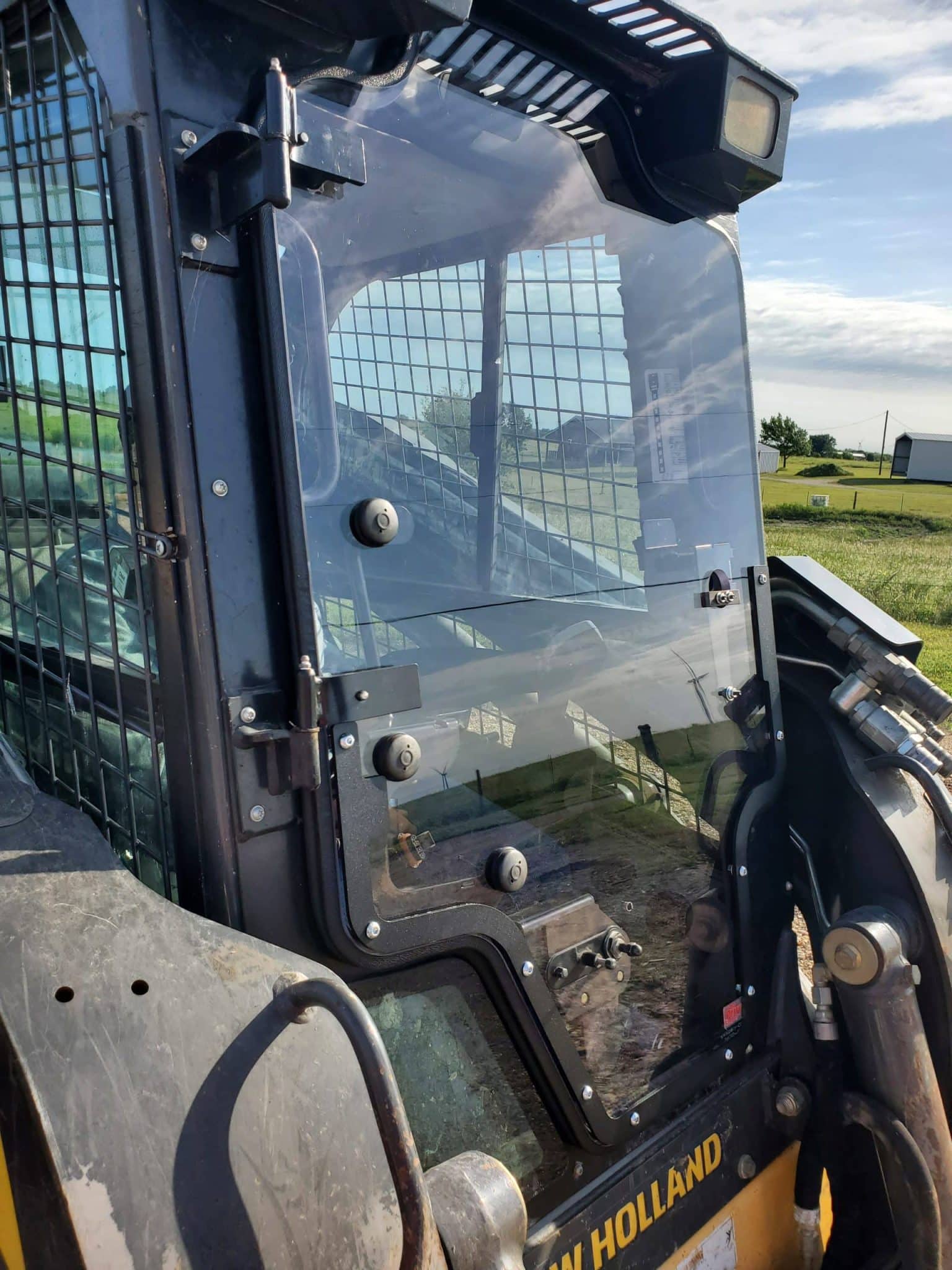 New Holland L&C Series Windshield with Half Frame – Forestry Doors