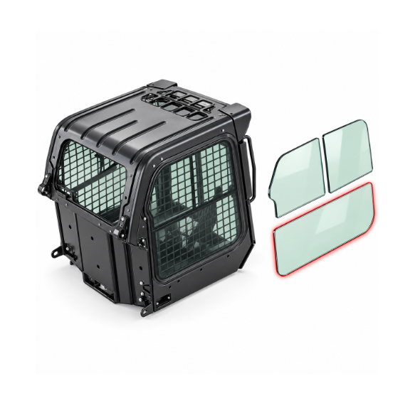 Bobcat M Series Lower Side Window Glass Replacement | Replaces OEM #7261608