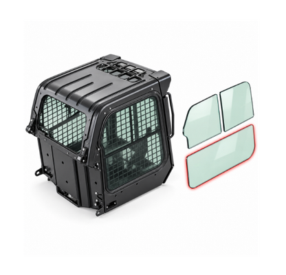 Bobcat M Series Lower Side Window Glass Replacement | Replaces OEM #7261608