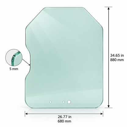 Bobcat G Series Front Windshield Glass Replacement | Replaces OEM #6729776