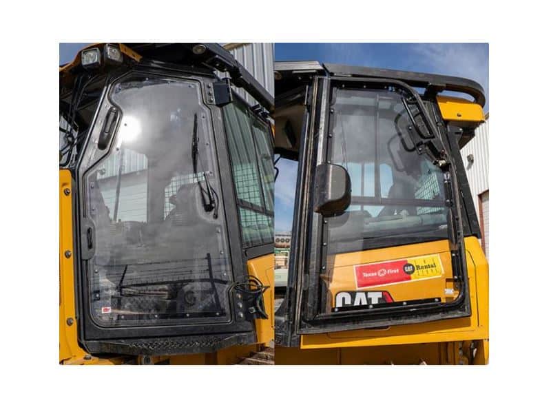 Caterpillar D1–D6K2 Polycarbonate Driver Door | Replaces OEM 281-4141