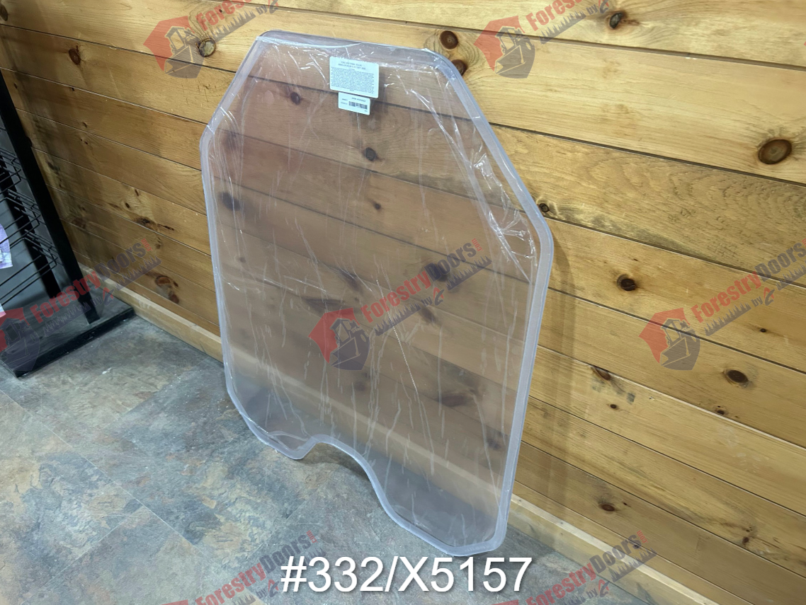 JCB #332/x5157 Polycarbonate Skid Steer Front Windshield