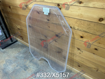 JCB #332/x5157 Polycarbonate Skid Steer Front Windshield