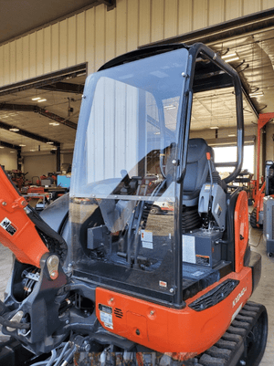 Kubota U35-4 KX040-4 U55 KX057-4 excavator open station polycarbonate windshield kit