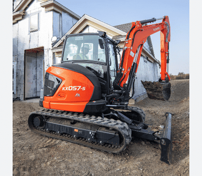 Kubota KX040-5, KX057-5, U48-5, U55-5 Excavator Windshield & Mechanical Fastening System