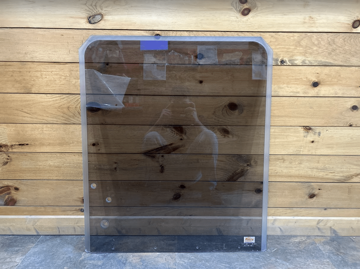 Kubota KX040-4, U35-4, U55, U55-4, KX057-4 Excavator Windshield with Mechanical Fastening System
