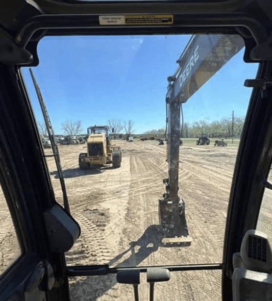 John Deere D/G (75D – 225DLC) Excavator Windshield Polycarbonate Only