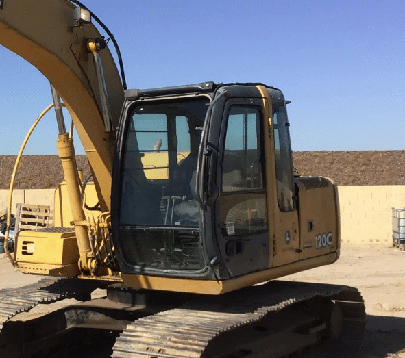 John Deere C (120C - 800C) Excavator Windshield Polycarbonate Only