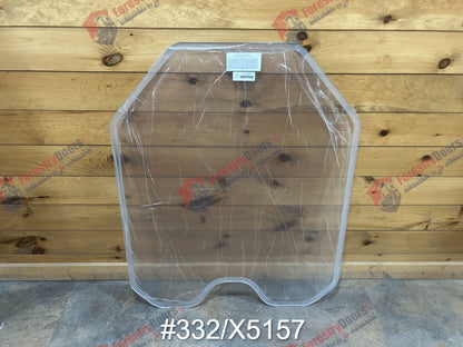 JCB #332/x5157 Polycarbonate Skid Steer Front Windshield