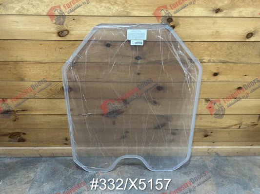 JCB #332/x5157 Polycarbonate Skid Steer Front Windshield