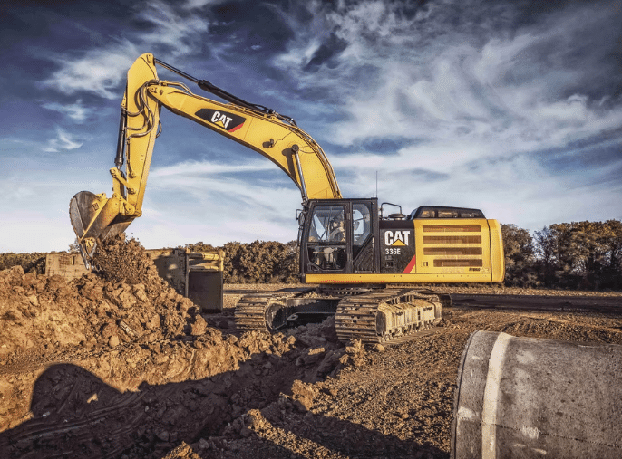 Cristal de policarbonato para parabrisas de excavadora Caterpillar E & F (312E – 390FOEM) solamente