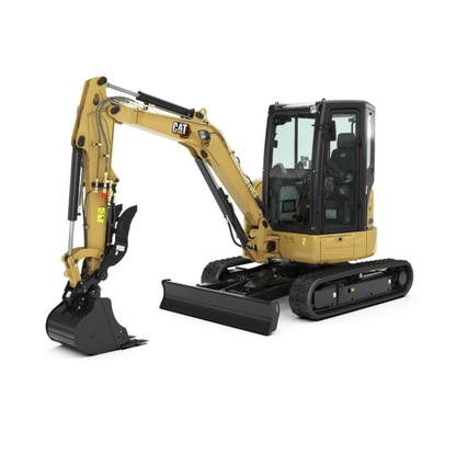 Parabrisas de policarbonato para miniexcavadoras Caterpillar (303.5E2 y 305.5E2) solamente