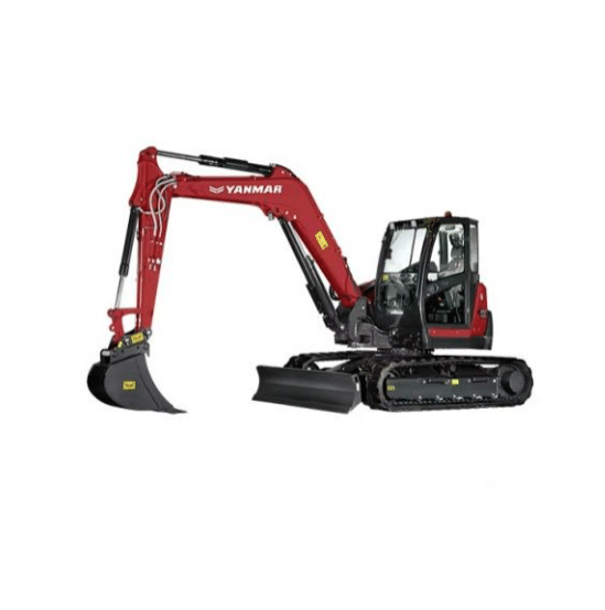 Yanmar SV100 Series Excavator Windshield Polycarbonate Only