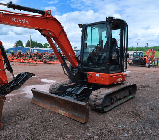 Kubota KX040-5, KX057-5, U48-5, U55-5 Excavator Windshield - Polycarbonate