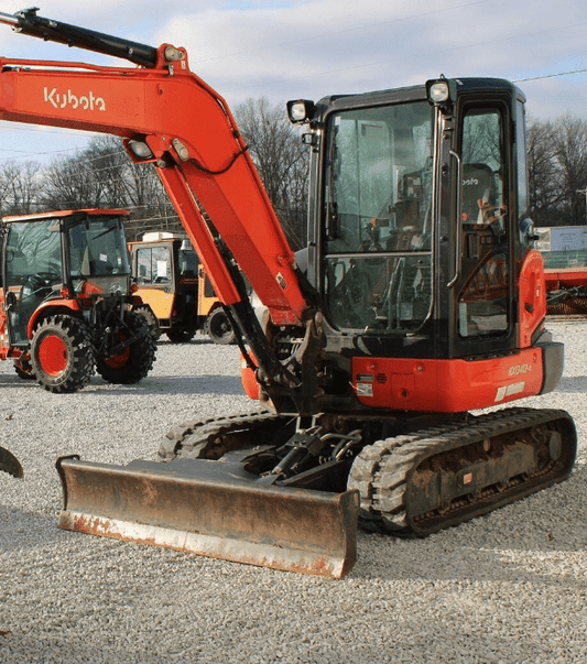 Kubota KX040-4 & U55 Excavator Windshield - Polycarbonate