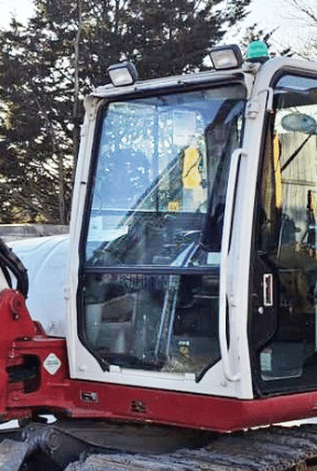 Solo policarbonato para parabrisas de excavadoras Takeuchi TB240 y TB290