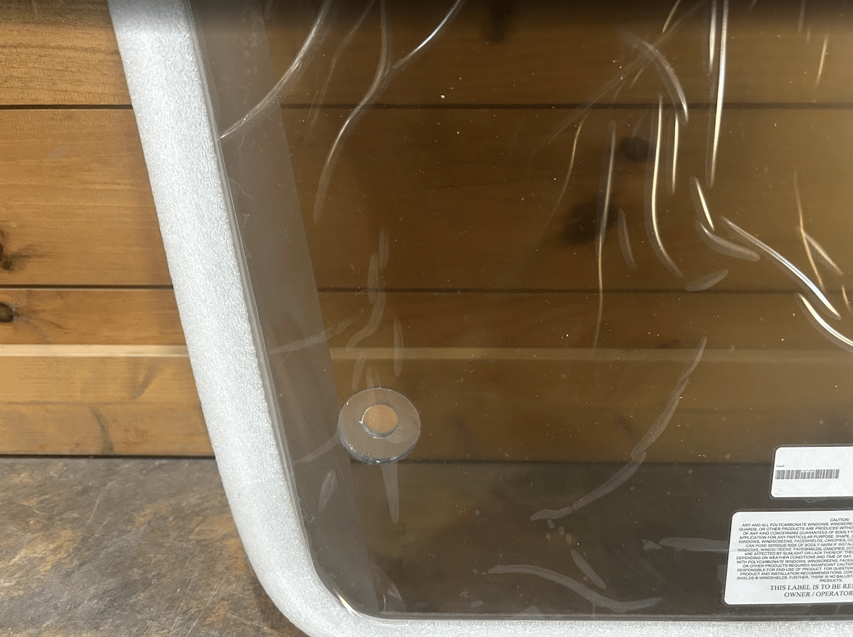 Reemplazo de parabrisas solamente para Takeuchi Serie TL8R2