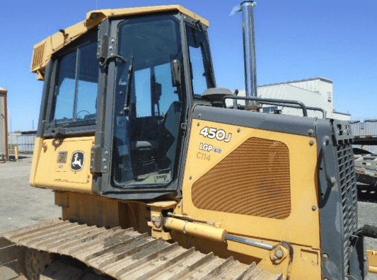 John Deere (450J - 850JR) Dozer Polycarbonate Passenger Door | Replaces OEM #T250160