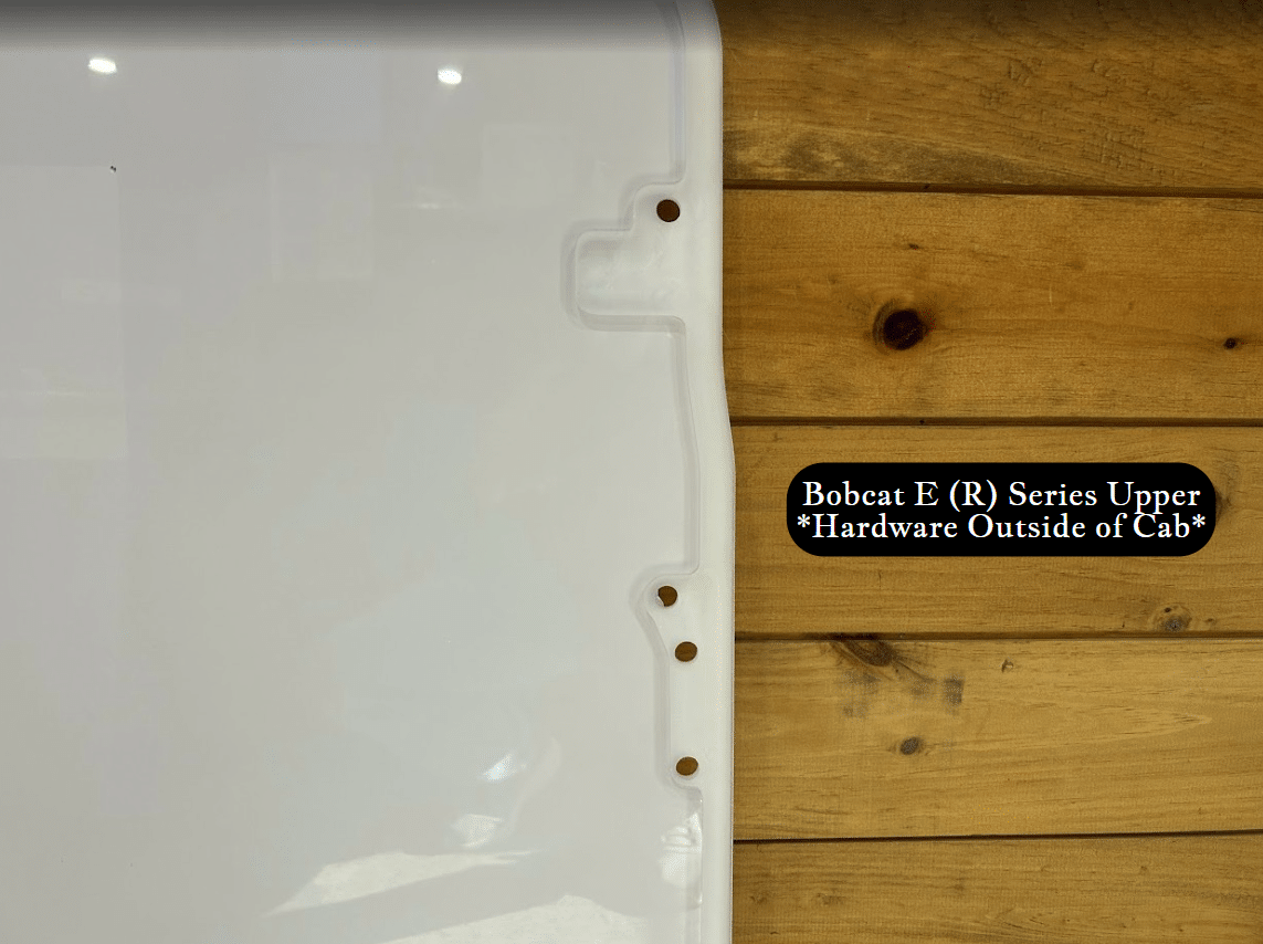 Bobcat E (E25 & E55) Excavator Windshield Polycarbonate Only