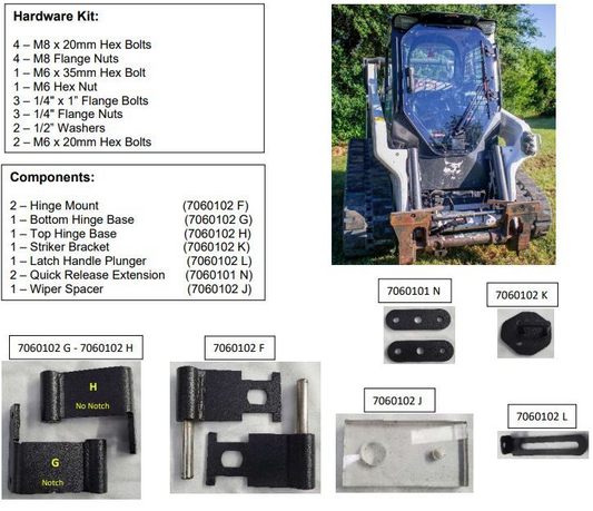 Bobcat R Series Frame & Windshield Replacement