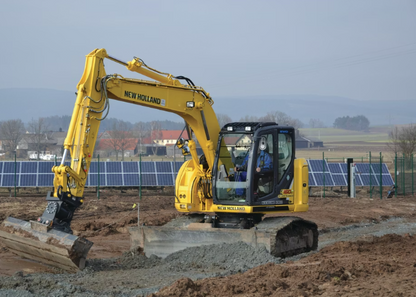 New Holland (E70BSR - E485C) Excavadora, Parabrisas de policarbonato solamente