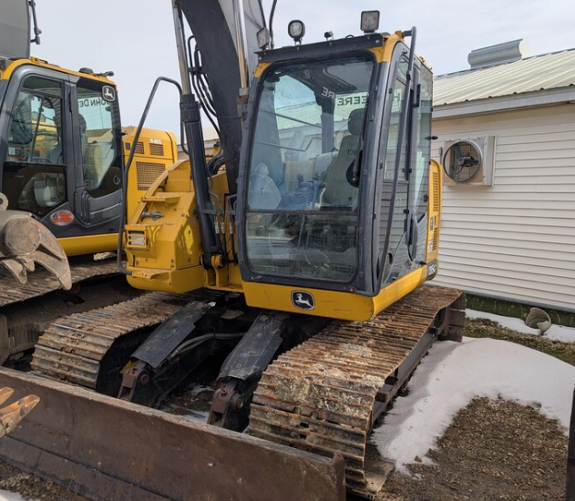 John Deere D/G (75D y 225DLC) Parabrisas de Excavadora Solo de Policarbonato