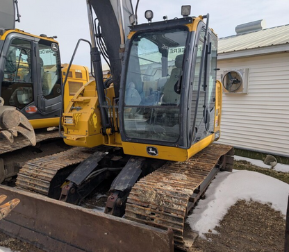 John Deere D/G (75D y 225DLC) Parabrisas de Excavadora Solo de Policarbonato