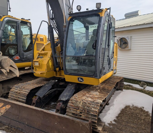 John Deere D/G (75D y 225DLC) Parabrisas de Excavadora Solo de Policarbonato