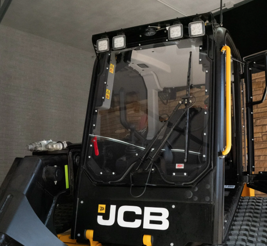 JCB 3TS Framed Cab Enclosure Kit (Windshield, Doors & Windows)