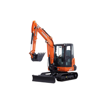 Kubota KX040-4 & U55 Excavator Windshield Polycarbonate Only