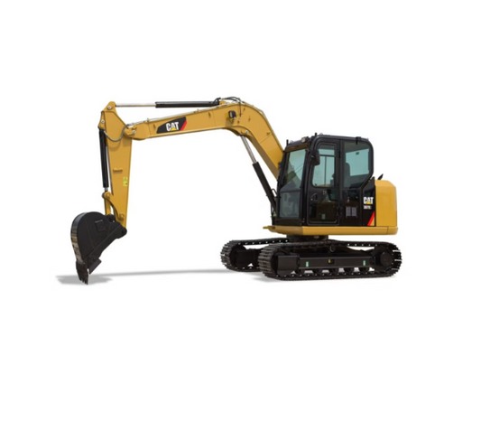 Caterpillar (307E & 308E2CR) Mini Hydraulic Excavator Windshield Polycarbonate Only