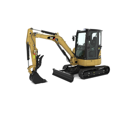 Caterpillar (303CCR & 305.5E2CR) Mini Hydraulic Excavator Windshield Polycarbonate Only
