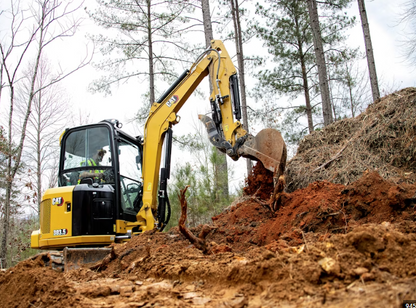 Parabrisas de policarbonato para miniexcavadoras Caterpillar (303.5E2 y 305.5E2) solamente