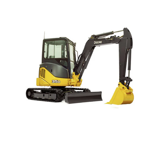 John Deere D (27D - 60D) Excavator Windshield Polycarbonate Only