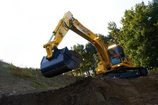 Parabrisas de policarbonato para excavadoras Komatsu (PC210-8K - PC490LC-11) únicamente