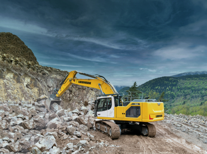 Liebherr Serie C (A309C - R984C) Parabrisas de excavadora solo de policarbonato