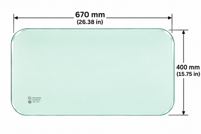 Bobcat M Series Rear Window Glass Replacement | Replaces OEM #7219974