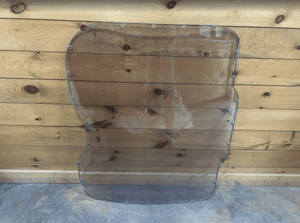 Bobcat M Series 3/4 inch laminated polycarbonate forestry windshield replacement panel
