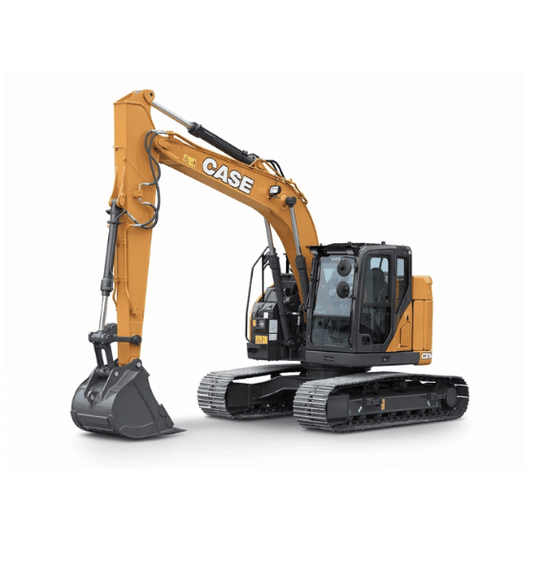 Case CX80C SR CX145C SR CX235C SR CX245D SR LC excavator shown on white background, compatible with polycarbonate windshield replacement