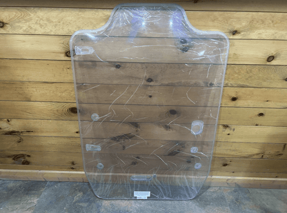 Case DL550 TV620B Minotaur skid steer polycarbonate windshield replacement panel front view