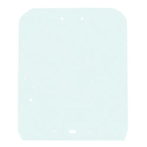 Kubota SVL front door glass replacing OEM V0621-34520