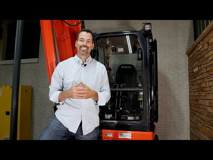 Kubota KX040-5, KX057-5, U48-5, U55-5 Excavator Windshield & Mechanical Fastening System