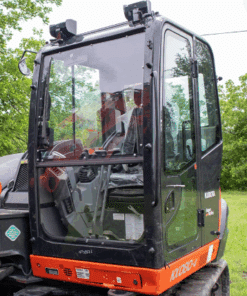 Kubota (KX080-4 - KX080-4S2) Excavator Windshield Polycarbonate Only