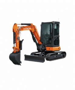 Hitachi ZX-3 Mini (ZAXIS27U-3 - ZAXIS50U-3) Excavator Windshield Polycarbonate Only
