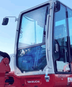 Takeuchi TB260 Excavator Windshield Polycarbonate Only
