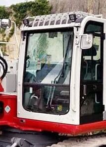 Takeuchi TB2150 Excavator Windshield Polycarbonate Only