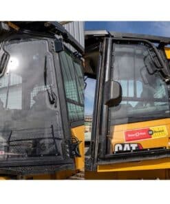 Caterpillar D1–D6K2 Polycarbonate Driver Door | Replaces OEM 281-4141